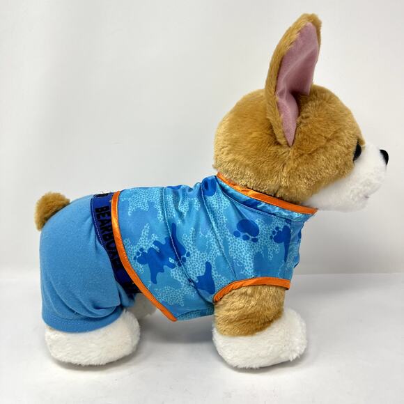 Build A Bear Plush Puppy Dog Brown White BAB Stuffed Animal Long Ears Toy Kids - Picture 8 of 8